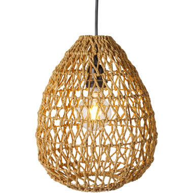 Juanita Single Light Textile Pendant | Joss & Main